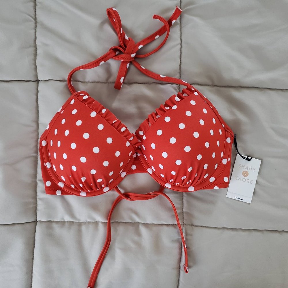 SHADE & SHORE BIKINI TOP SIZE 34C